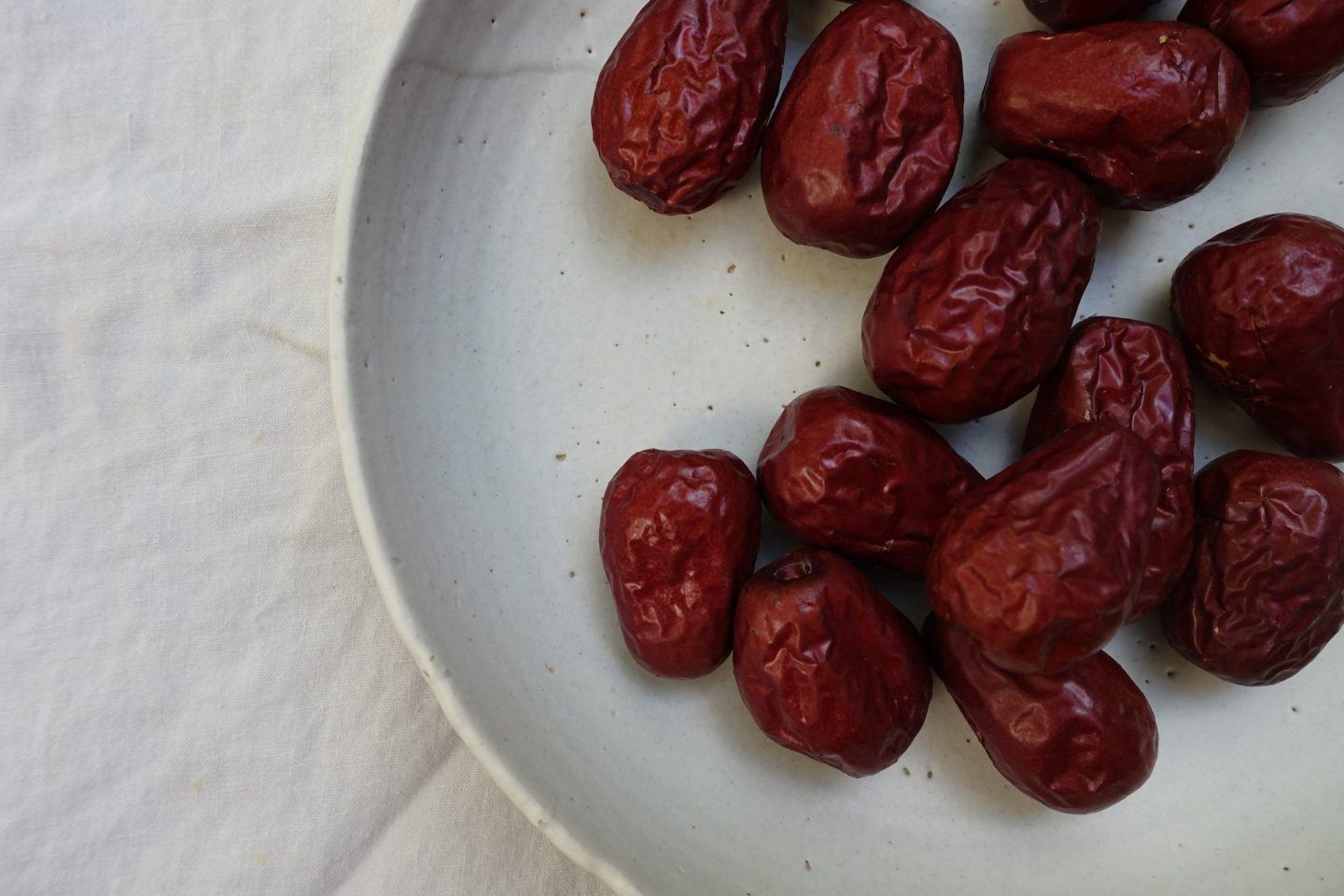 Figs on a white plate