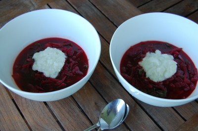 beet borsht soup