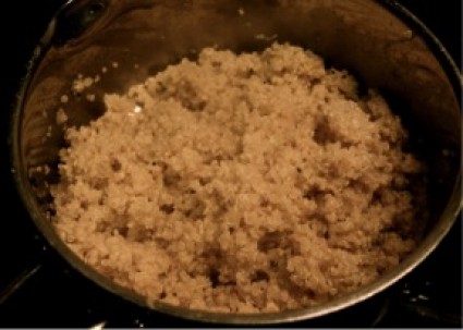 cooked quinoa