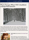 Well+GoodNYC: Winter escapes