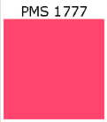Pantone color PMS 1777