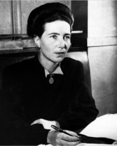 Image may be subject to copyright - Photo of Simone de Beauvoir