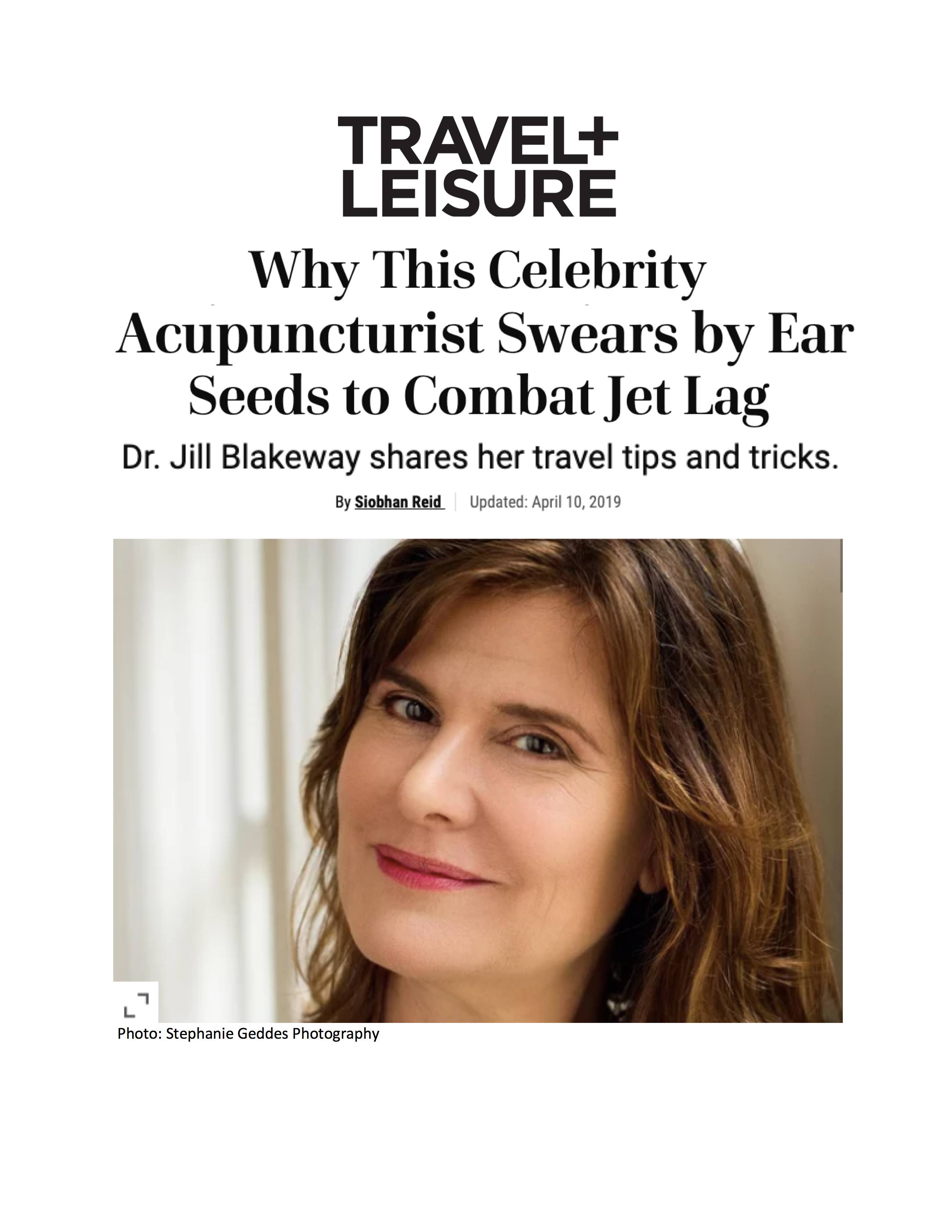 Travel + Leisure: Why This Celebrity Acupuncturist Swears by Ear Seeds to Combat Jet Lag