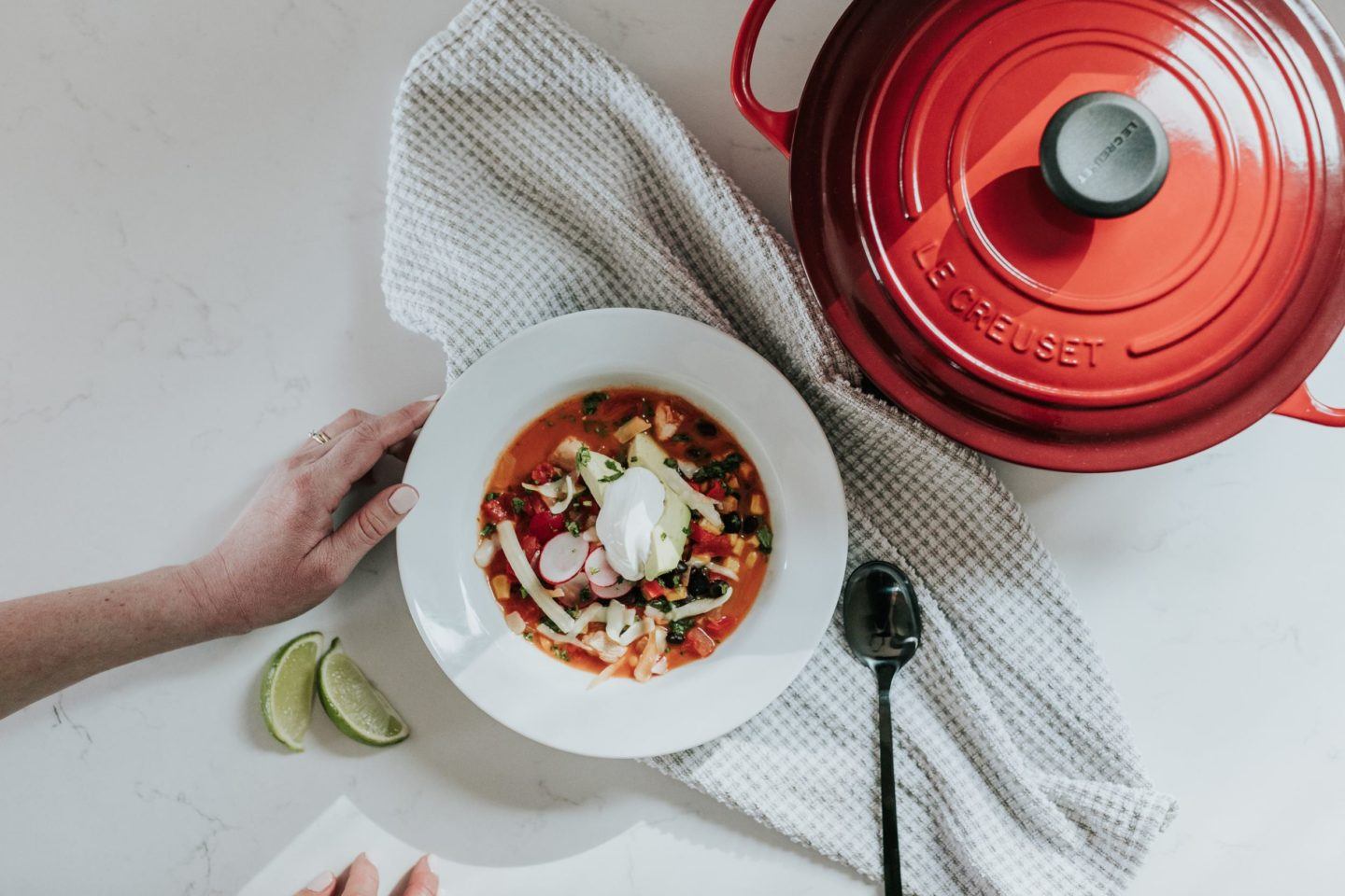 Bowl of nourishing soup