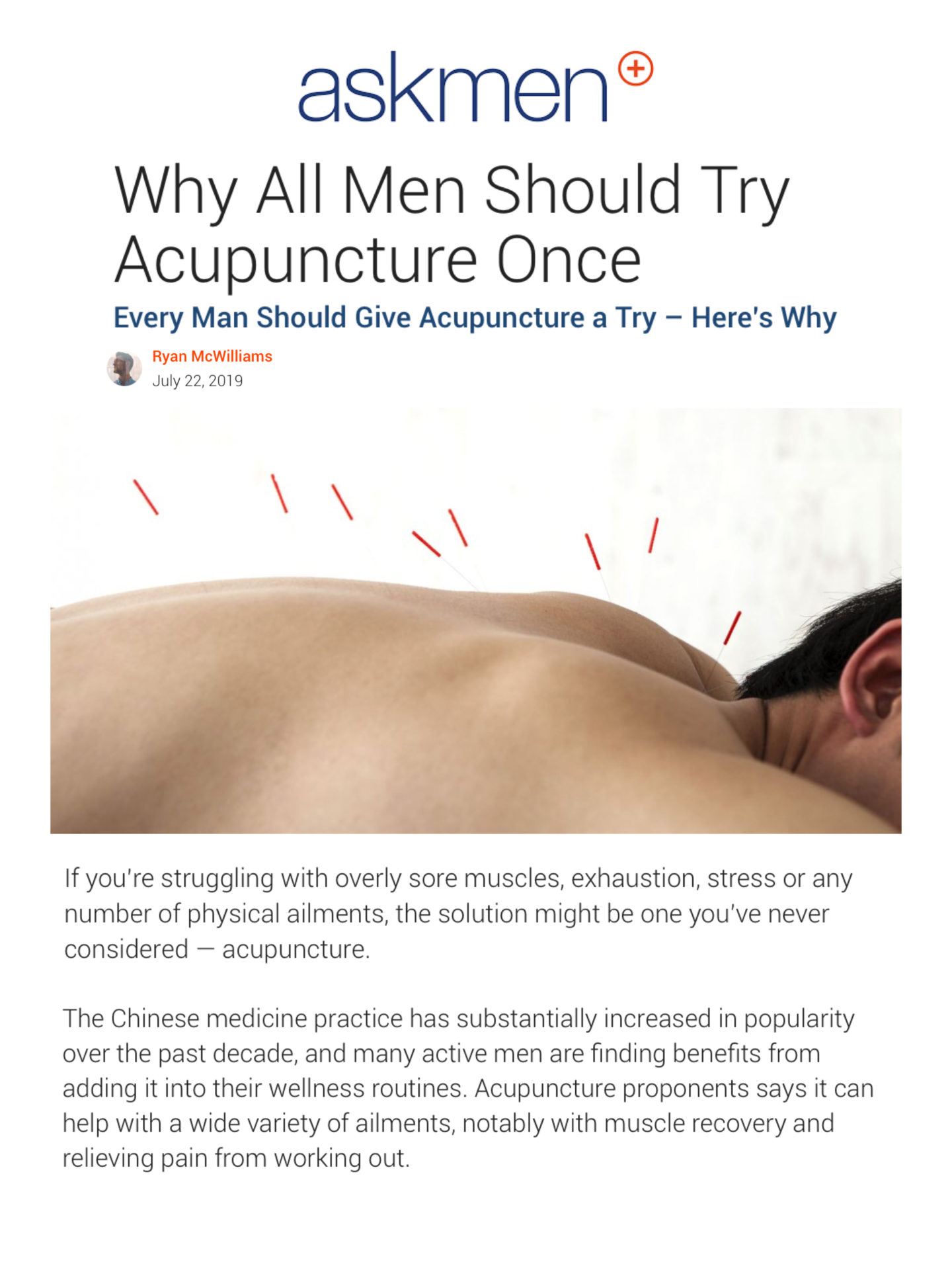 Article from AskMen