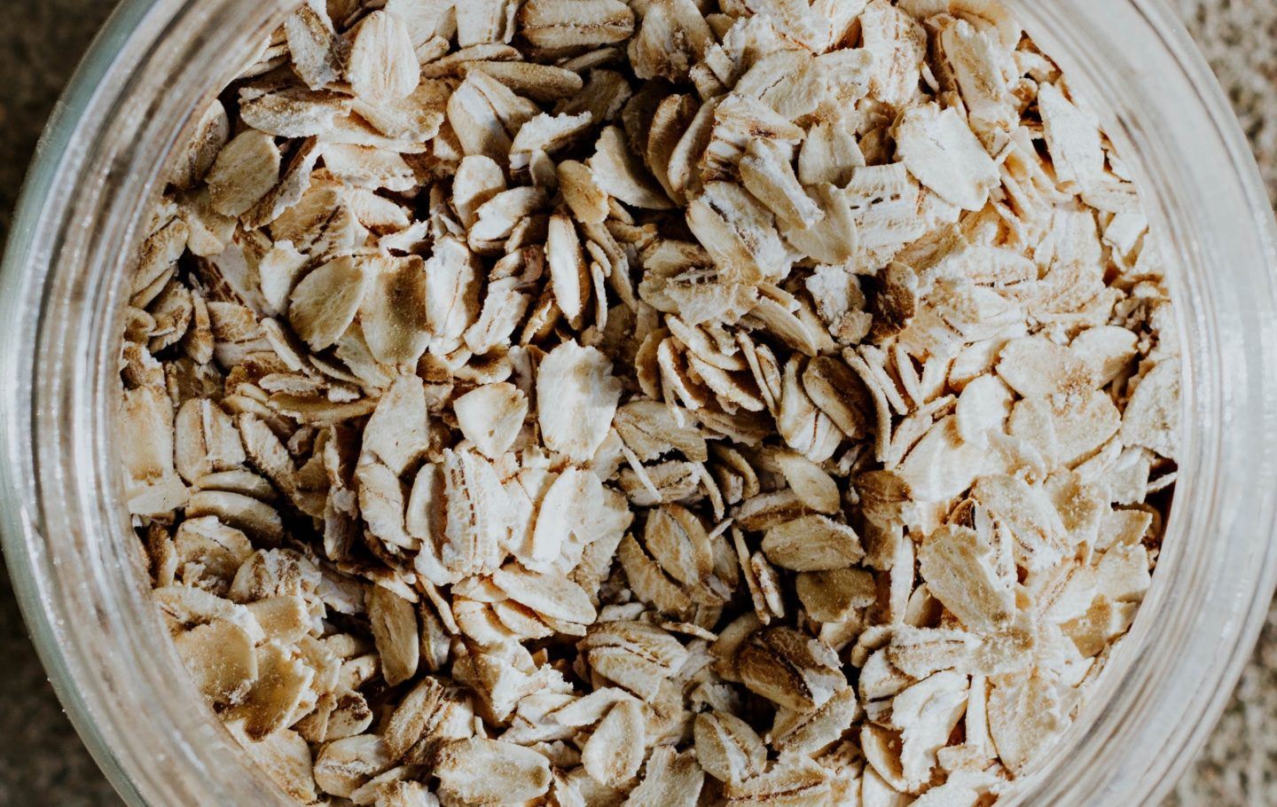 Raw Oats, ready to be cooked