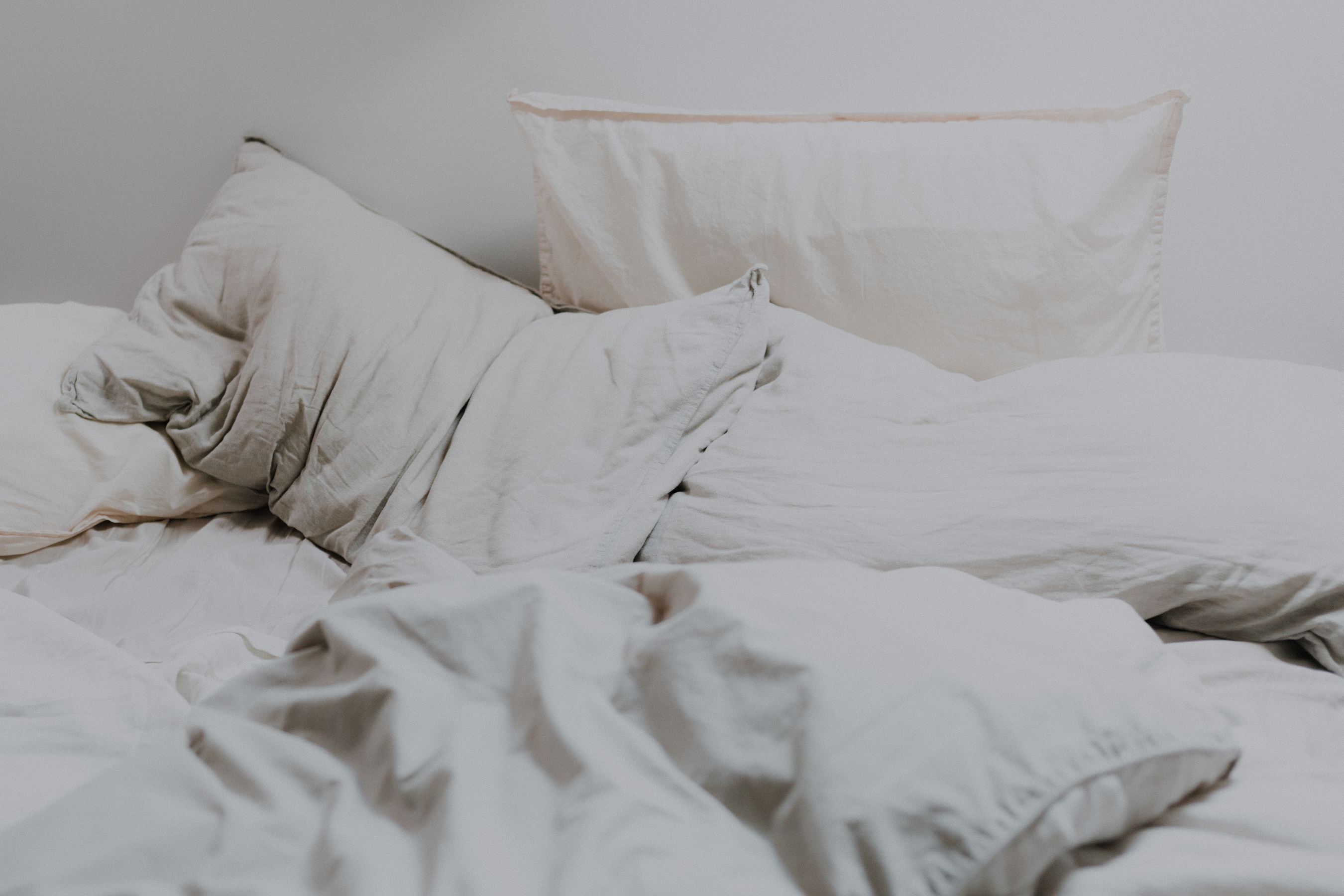 Cozy bedroom with comfy pillows