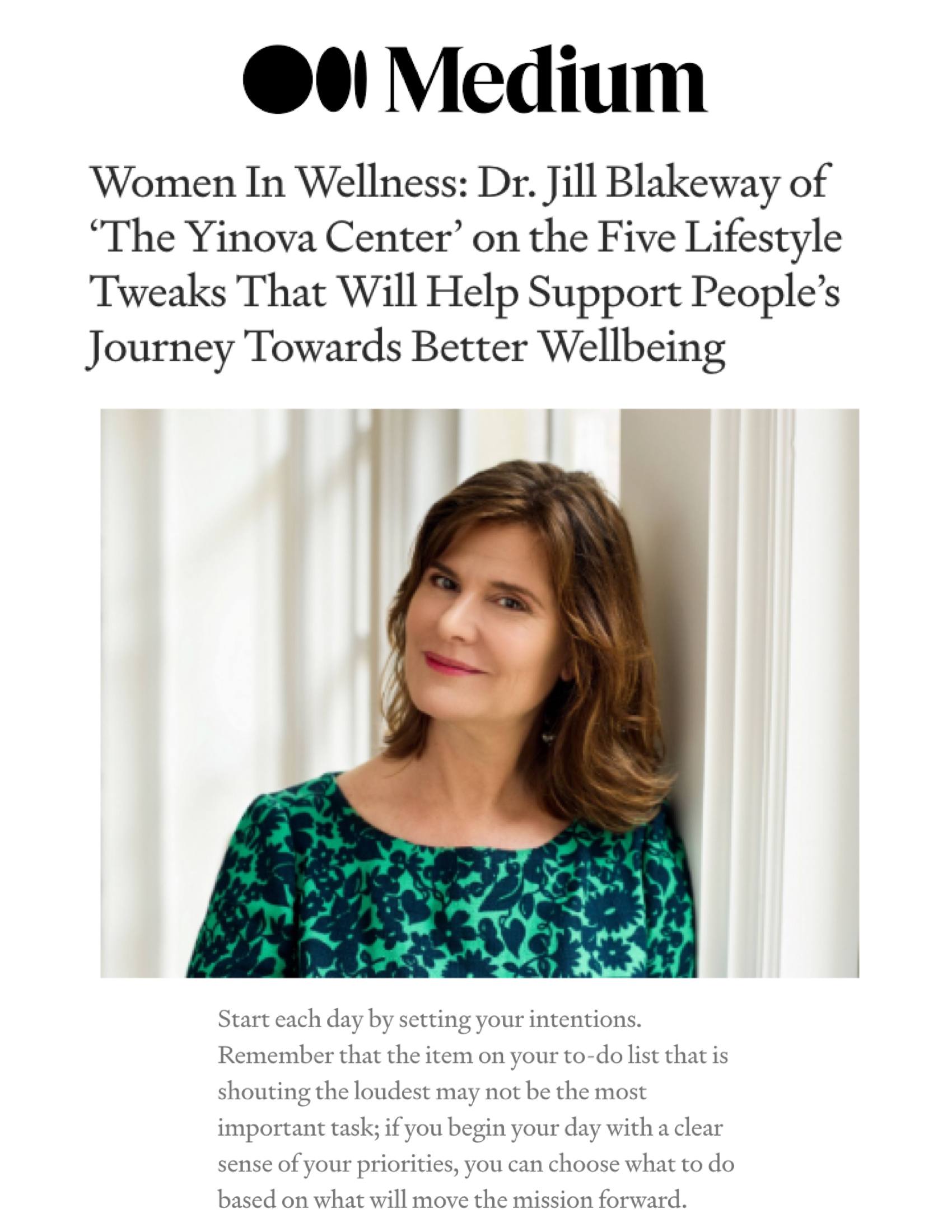 Medium: Women in Wellness