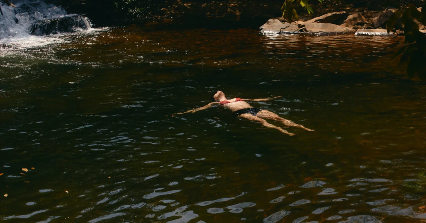 relaxing in the waters of qi and meridians